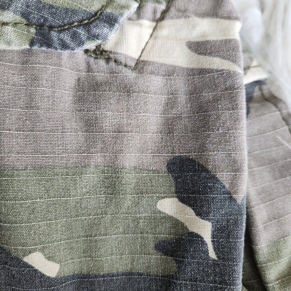 Jack & Jones Camo Cargo Shorts Mens‎ W32 UK M Ripstop Comfort Fit Button Fly - Picture 16 of 16